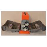 K - Vintage Miniature Car Collection with Carrying Cases and Avon Car Decanters