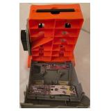 K - Vintage Miniature Car Collection with Carrying Cases and Avon Car Decanters