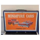 G - Collection of 6 Vintage Toy Car Carry Cases - Matchbox, Hot Wheels, and Miniature Cars