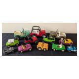 G - Collection of 11 Vintage Tonka Jeeps and Buggies Assorted Styles