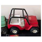 G - Collection of 11 Vintage Tonka Jeeps and Buggies Assorted Styles