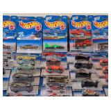 G - Collection of 80+ Factory-Sealed Hot Wheels Diecast Cars, Vintage Carded Packs