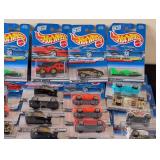 G - Collection of 80+ Factory-Sealed Hot Wheels Diecast Cars, Vintage Carded Packs