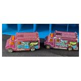 G - Vintage Hot Wheels Carrying Cases with Assorted Die-Cast Cars