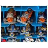 G - Vintage Hot Wheels Carrying Cases with Assorted Die-Cast Cars