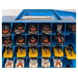 G - Lot of 3 Vintage Hot Wheels Carrying Cases with Assorted Die-Cast Cars