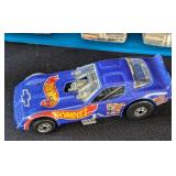 G - Lot of 3 Vintage Hot Wheels Carrying Cases with Assorted Die-Cast Cars