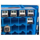 G - Lot of 3 Vintage Hot Wheels Carrying Cases with Assorted Die-Cast Cars