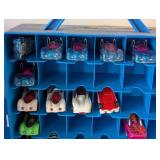 G - Lot of 3 Vintage Hot Wheels Carrying Cases with Assorted Die-Cast Cars