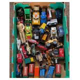 G - Assorted Vintage Tonka Toy Cars and Trucks with Action Figure