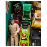 G - Assorted Vintage Tonka Toy Cars and Trucks with Action Figure