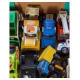 G - Assorted Vintage Tonka Toy Cars and Trucks with Action Figure