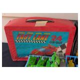 G - Vintage Diecast Car Collection with 4 Carry Cases and Assorted Cars