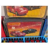G - Vintage Diecast Car Collection with 4 Carry Cases and Assorted Cars