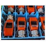 G - Vintage Diecast Car Collection with 4 Carry Cases and Assorted Cars