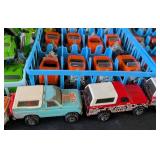 G - Vintage Diecast Car Collection with 4 Carry Cases and Assorted Cars