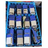 G - Vintage Diecast Car Collection with 4 Carry Cases and Assorted Cars