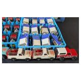 G - Vintage Diecast Car Collection with 4 Carry Cases and Assorted Cars