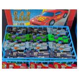 G - Collection of 3 Vintage Car Carry Cases with Assorted Toy Cars and Trucks