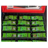 G - Collection of 3 Vintage Car Carry Cases with Assorted Toy Cars and Trucks