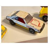 Lot of 9 Vintage Hot Wheels Diecast Cars - Turbo Mustang, Pepsi Challenger, Turbo Mustang SVO