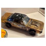 Lot of 3 Vintage Hot Wheels Diecast Cars - 2 Custom T-Birds and 1 Mustang Stocker