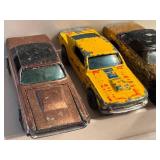 Lot of 3 Vintage Hot Wheels Diecast Cars - 2 Custom T-Birds and 1 Mustang Stocker