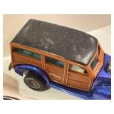Collection of 5 Vintage Hot Wheels Woody Diecast Cars including Surf Beat