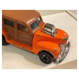 Collection of 5 Vintage Hot Wheels Woody Diecast Cars including Surf Beat