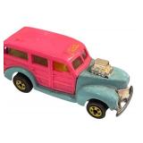 Collection of 5 Vintage Hot Wheels Woody Diecast Cars including Surf Beat