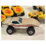 Lot of 7 Vintage Hot Wheels Monster Vette Die-Cast Cars