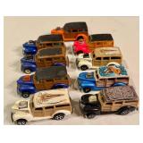 Lot of 9 Vintage Hot Wheels Diecast Cars Assorted Designs