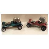 Set of 2 Vintage Hot Wheels Red Baron Red Line Diecast Cars 1969