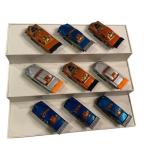 Set of 9 Vintage Hot Wheels At-A-Tude Diecast Cars