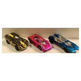 Set of 3 Vintage Hot Wheels Cars - Porsche 911, Lola GT70, Splittin