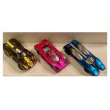 Set of 3 Vintage Hot Wheels Cars - Porsche 911, Lola GT70, Splittin