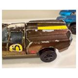 Set of 3 Vintage Hot Wheels Cars - Porsche 911, Lola GT70, Splittin