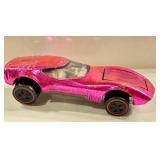 Vintage Hot Wheels Redlines Torero Diecast Car in Metallic Pink