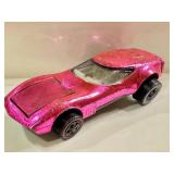 Vintage Hot Wheels Redlines Torero Diecast Car in Metallic Pink