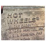 Set of 5 Vintage Red Lines Hot Wheels Cars - Light My Firebird, Sugar Caddy, Heavy Chevy