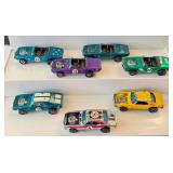 Lot of 7 Vintage Hot Wheels Redlines: Light My Firebird and Heavy Chevy Cars