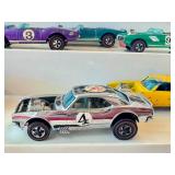 Lot of 7 Vintage Hot Wheels Redlines: Light My Firebird and Heavy Chevy Cars