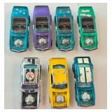 Lot of 7 Vintage Hot Wheels Redlines: Light My Firebird and Heavy Chevy Cars