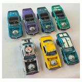 Lot of 7 Vintage Hot Wheels Redlines: Light My Firebird and Heavy Chevy Cars
