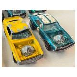 Lot of 7 Vintage Hot Wheels Redlines: Light My Firebird and Heavy Chevy Cars