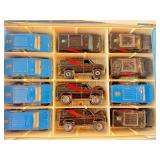 Set of 12 Vintage 1977 Hot Wheels Baja Breaker Vans with Collector Case