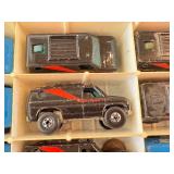 Set of 12 Vintage 1977 Hot Wheels Baja Breaker Vans with Collector Case