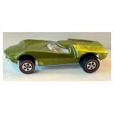 Vintage Hot Wheels Redlines Turbofire in Metallic Neon Green