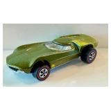 Vintage Hot Wheels Redlines Turbofire in Metallic Neon Green