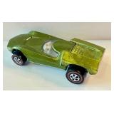 Vintage Hot Wheels Redlines Turbofire in Metallic Neon Green